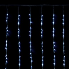 Гирлянда «Дождь» 2х1,5 м, LED-400-220V, белый - Фото 5
