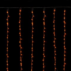 Гирлянда «Дождь» 2х1,5 м, LED-400-220V, желтый - Фото 5