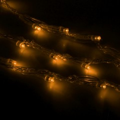 Гирлянда «Дождь» 2х1,5 м, LED-400-220V, желтый - Фото 4