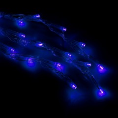 Гирлянда «Дождь» 2х1,5 м, LED-400-220V, синий - Фото 4