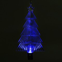 Подвеска световая «Елочка», 10 см, 1 LED - Фото 2