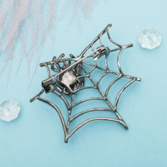 Брошь «Паук в паутине» - Фото 1
