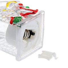 Игрушка световая «Домик деда Мороза», 1 LED, мультицвет - Фото 1