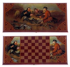 Нарды малые «Охотники на привале» (40×20 см) - Фото 3