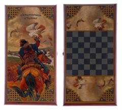 Нарды малые «Соколиная охота» (40×20 см) - Фото 3