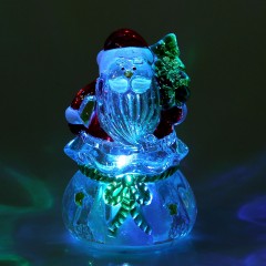 Игрушка световая «Подарок от деда мороза», 1 LED, мультицвет - Фото 3