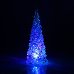 Игрушка световая «Елочка радуга», 22 см, 1 LED, мультицвет - Фото 3