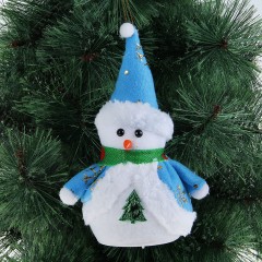 Игрушка световая «Снеговик с елкой», 18х27 см, 1 LED, мультицвет - Фото 2