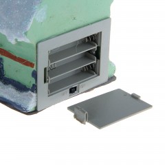 Фигурка светящаяся «Новогодний домик», 9,5х7х10 см, 4 LED - Фото 1