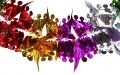 Гирлянда-растяжка «Листики с кружочками» (200×22 см) - Фото 2