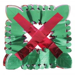 Гирлянда-растяжка «Листики с кружочками» (200×22 см) - Фото 1