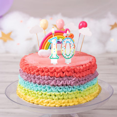 Свеча для торта «Цифра 0» - Фото 2