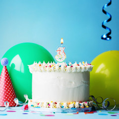 Свеча для торта «Цифра 3» - Фото 2