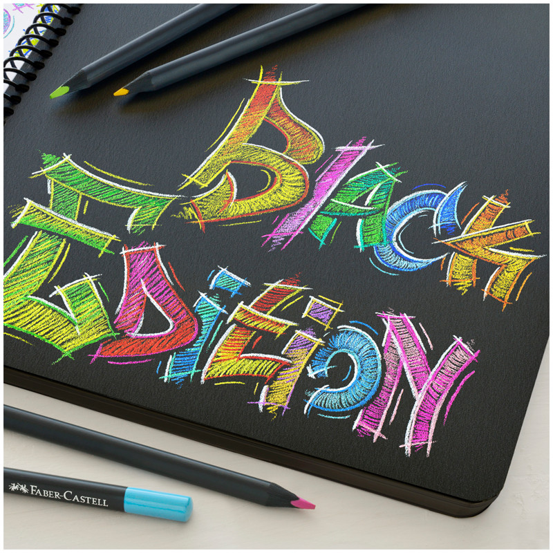 Набор цветных карандашей «Black Edition» | Playing&Learning | Faber-Castell | Фото 4