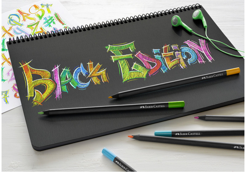 Набор цветных карандашей «Black Edition» | Playing&Learning | Faber-Castell | Фото 5