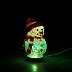 Фигура «Снеговичок», 15х10 см, 1 LED, USB - Фото 1