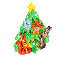 Ёлка для детского творчества «Зверята» - Фото 4