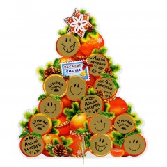 Ёлка со скретч-слоем «Веселые тосты» - Фото 4