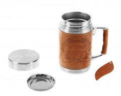 Кружка с ситечком «Лучший охотник» 350 мл - Фото 3
