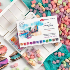 Акварель художественная «Пастельные цвета» - Фото 4