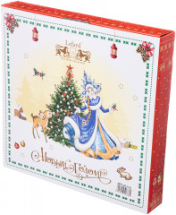 Блюдо «Дед мороз и снегурочка» - Фото 1