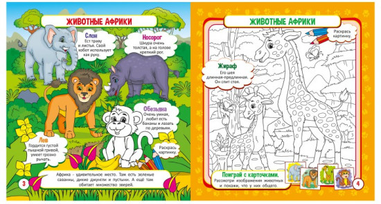 Играем с карточками. Животные