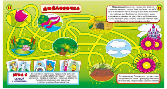 Играем с карточками. Любимые сказки