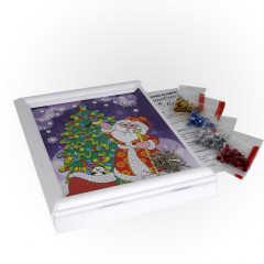 Картина из пайеток «Новогодняя сказка» - Фото 1