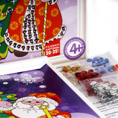 Картина из пайеток «Новогодняя сказка» - Фото 2