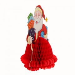 Изделие из бумаги декор «Дед мороз с&nbsp;подарком» (21×25 см) - Фото 2