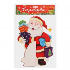 Изделие из бумаги декор «Дед мороз с&nbsp;подарком» (21×25 см) - Фото 1