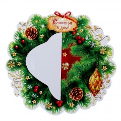 Украшение с гофрой «Счастья в&nbsp;дом!» (25,5×24×14 см) - Фото 2