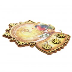 Ключница новогодняя «Счастья в&nbsp;дом» - Фото 4