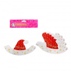 Набор бумажных колпаков «Ура, Новый Год!» (набор 6 шт) - Фото 1