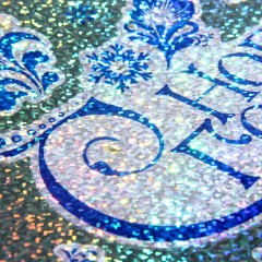 Наклейка декоративная голография «С&nbsp;Новым годом» - Фото 2