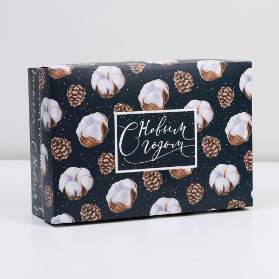 Коробка складная «Новогодний хлопок»