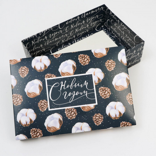 Коробка складная «Новогодний хлопок»