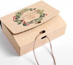 Коробка складная «Новогодняя ботаника» - Фото 2
