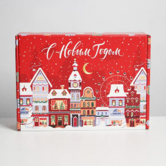 Коробка складная «С Новым Годом» - Фото 1