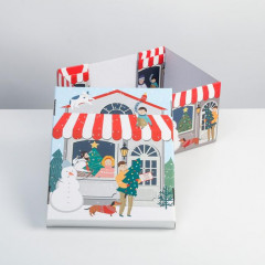 Коробка складная «Зимний город» - Фото 1