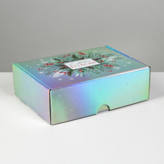 Коробка подарочная складная «Веточки»