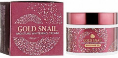 Крем для лица осветляющий с муцином улитки и золотом - Фото 1