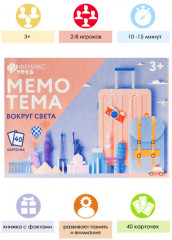 Игра настольная «Мемо. Вокруг света» - Фото 1