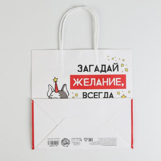 Пакет подарочный «Загадай желание»