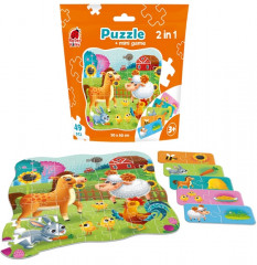 Пазл 2 в 1 «Ферма» - Фото 1