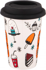 Кружка с крышкой «Coffemania» - Фото 1