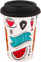 Кружка с крышкой «Coffemania» - Фото 2