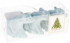 Набор ёлочных украшений «Медвежата» - Фото 1
