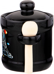 Сахарница с крышкой и ложкой - Фото 1