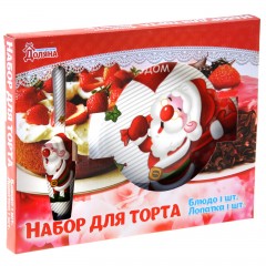 Тортовница с лопаткой «Новогоднее угощение» - Фото 1